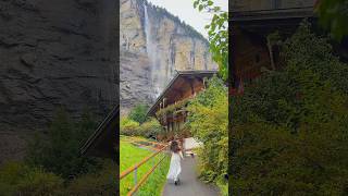 📍 Lauterbrunnen Switzerland 🇨🇭🏡🍃🌺 [upl. by Atteuqnas]