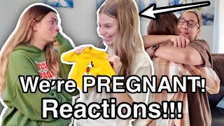 Were PREGNANT Our Friends and Families reactions to FINDING OUT were PREGNANT [upl. by Ayortal]