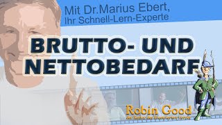 Brutto und Nettobedarf Materialwirtschaft [upl. by Jemine641]