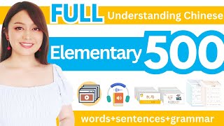 Elementary Chinese 500 Words  500 Sentences EP3–EP7 [upl. by Anyr787]