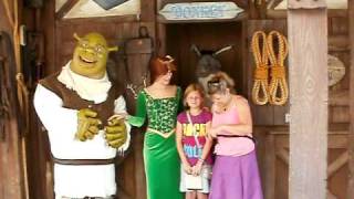 Shrek and Donkey at Universal Studios Orlando [upl. by Aikrahs]