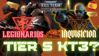 LEGIONARIES VS INQUISITORIAL AGENTES  KILL TEAM 3 BATTLE REPORT  TIER S CHALLENGE [upl. by Katerine]