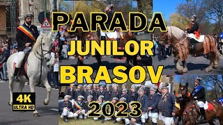 Parada Junilor Brasov 2023  Centenarul Junilor Dorobanti [upl. by Yornoc262]