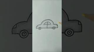 Car Drawing For Kids Car  Shorts  Art  Car Drawing 🚗 [upl. by Elrem]