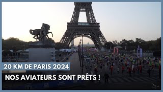 Nos Aviateurs sont prêts pour les 20 km de Paris 2024 [upl. by Enyrehtak]