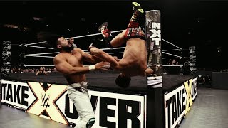 Andrade Cien Almas vs Johnny GarganoNXT TAKEOVER Philadelphia Highlights [upl. by Cello862]