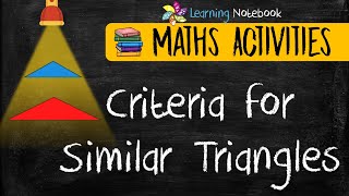 Similar Triangles  Class 10 Maths Activity  Project  TLM [upl. by Hanyaz]