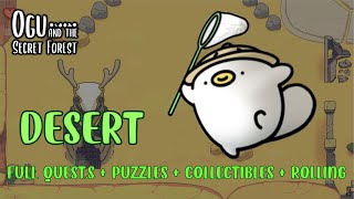 Ogu and the secret forest walkthrough 4  Desert  All 100 quest puzzle amp collectibles  Rolling [upl. by Aynna422]