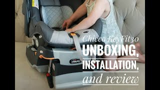 How to Install the Chicco KeyFit 30 Car Seat [upl. by Woodsum64]