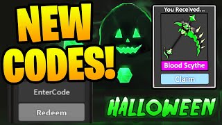 HALLOWEEN ALL WORKING CODES FOR Murder Mystery 2 IN OCTOBER 2023 ROBLOX Murder Mystery 2 CODES [upl. by Steel459]