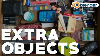 Extra Objects in Blender Extra Objects Addon [upl. by Oilicec433]