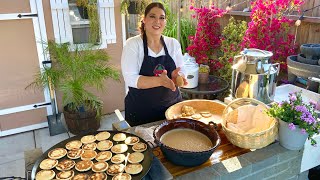 GORDITAS DE NATA Y POSTRE DE LECHE [upl. by Wilma]