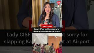 Lady CISF Constable Not Sorry For Slapping Kangana Ranaut At The Airport  India Today News [upl. by Mikey711]