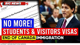 Canada Immigration  Big BREAKING Updates for quotStudents amp Visitorsquot  IRCC New Update [upl. by Skvorak]