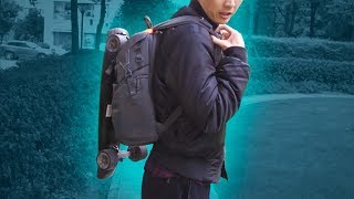 Skateboard Backpack Easy DIY with Lanyards [upl. by Ueihttam]