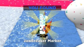 How to get JAWBREAKER Marker in FIND THE MARKERS Roblox  Updated 2024 [upl. by Scriven]