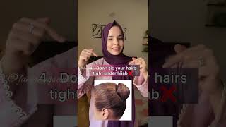 6 hair care tips for hijabis  how to take care of your hairs if you wear hijab hijab haircare [upl. by Summers]