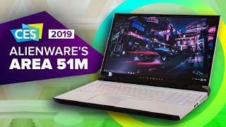 CES 2019 Alienwares Area51m laptop is its boldest in years [upl. by Asiram]