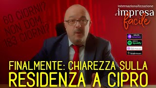 Finalmente chiarezza sulla residenza a Cipro [upl. by Alverta]