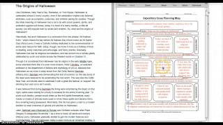 Expository Essay Planning Map [upl. by Neom]