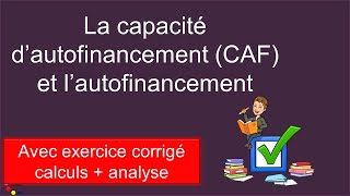 la capacité dautofinancement [upl. by Merriott358]