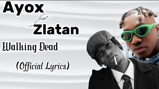 Ayox Ft Zlatan  Walking Dead Official Lyrics [upl. by Eelrac]