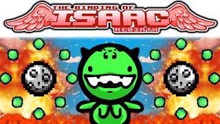 The Binding of Isaac REBIRTH IPECAC  QUAD SHOT  LOKIS HORNS  ORBITING TEARS [upl. by Aloap]