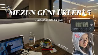 11 saat ders çalışmak🧿  kütüphanede bir gün vlog yks2025 [upl. by Anitram]