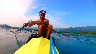 COXED SINGLE Leander club May Banyoles [upl. by Chun606]