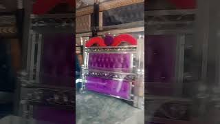 Steel bed ke new design steel furniture in Pakistanshorts short shortsfeed automobile [upl. by Allbee]