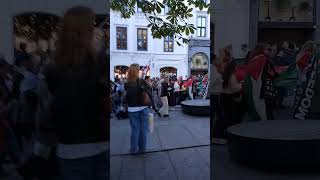 Norway Oslo protest Palestine and Lebanon  Норвегия Осло протесты палестина и ливан [upl. by Cilka]