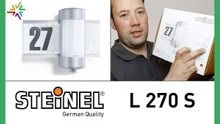 quotSTEINEL L 270 Squot Design Sensor Außenleuchte watt24Video Nr 71 [upl. by Nawak]