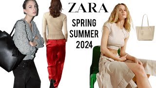 ZARA SPRING SUMMER 2024 COLLECTION WITH DETAILS amp PRICE 4K ZARA HAUL [upl. by Doran297]