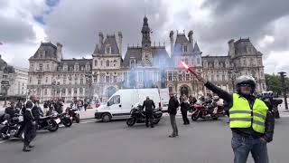 Manifestation FFMC du 1er Mai 2023 à Paris contre le stationnement payant [upl. by Nosnor428]