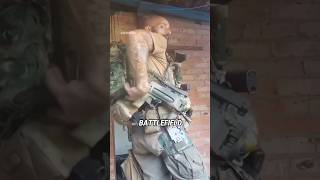 Ukrainian mercenary shows off his equipment army war military militaryshorts [upl. by Wilbert]