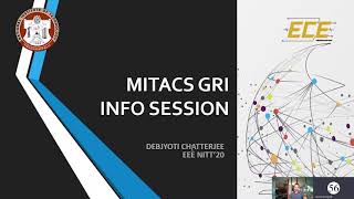 MITACS GRI INFO Session presented by ECE Association NIT Trichy [upl. by Aderfla141]