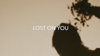 Sam Sly  Lost On You Lyric Video [upl. by Garda]