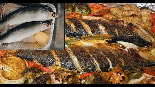 How to make Baked Herring fish  StepbyStep [upl. by Joash]