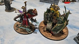 AoS Battle Report Ironjawz vs Soulblight Gravelords [upl. by Nattie]