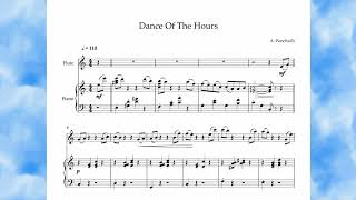 Dance Of The Hours Amilcare Ponchielli Flute  Piano [upl. by Brenan]