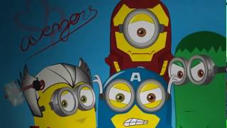 Minions Banana The Avengers Run Or Die Full Movie Minions Superhero Funny Cartoon 2017 [upl. by Tnarud486]