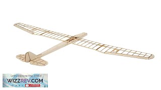 JWRC Sunbird Glider 1052mm Wingspan Balsa Wood RC Airplane KIT Review [upl. by Arym]