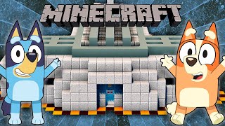 Bluey Build Bunker in Minecraft [upl. by Salot601]