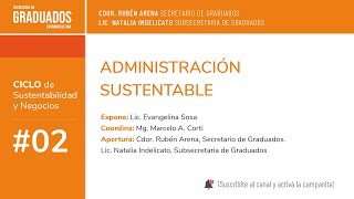 02 Administración Sustentable  Económicas UBA [upl. by Yenrab346]