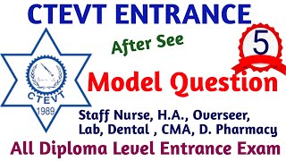 Ctevt entrance preparation 2081  all diploma level  ctevt [upl. by Yvor]