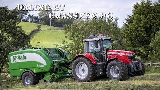 Gazza Baling at GRASSMEN HQ [upl. by Tarrant841]