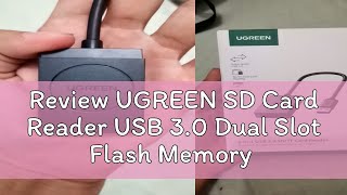 Review UGREEN SD Card Reader USB 30 Dual Slot Flash Memory Card Reader TF SD Micro SD SDXC SDHC MM [upl. by Hnirt287]