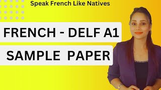 DELF A1 FRENCH SAMPLE PAPER [upl. by Eelimaj794]