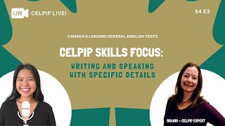 CELPIP LIVE Speaking Task 4 Making Predictions S4 E1 Reupload [upl. by Platus]