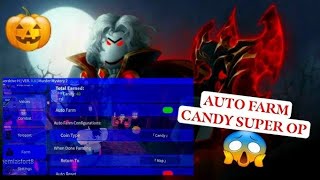 NEW AUTO FARM CANDY SUPER OP SCRIPT 2024 HALLOWEEN Roblox MM2 [upl. by Ahsatak]